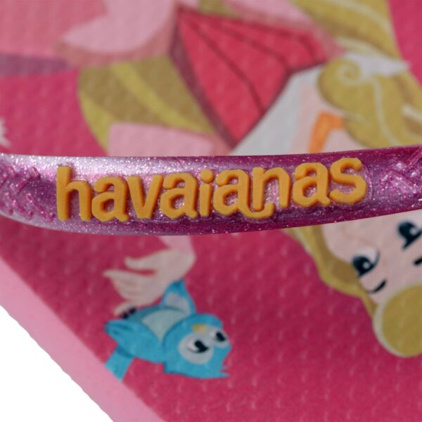 Chinelo Infantil Havaianas Kids Slim Princess Aurora Glitter